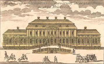 Die Königliche Gold- und Silbermanufaktur auf der FriedrichstadtBerlin, um 1730
